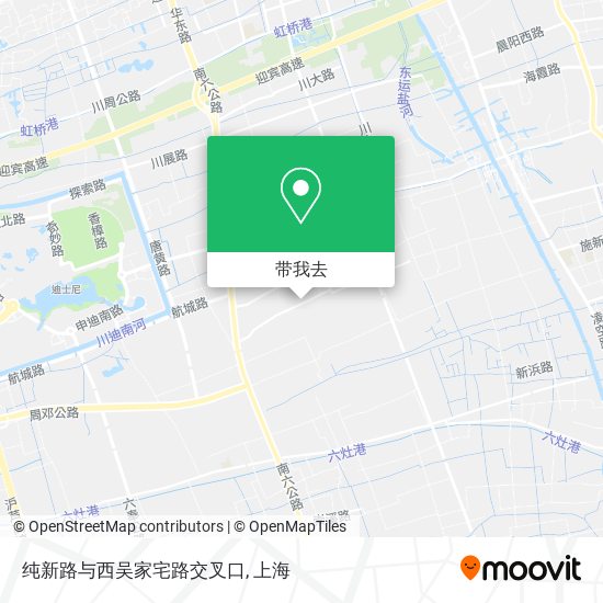 纯新路与西吴家宅路交叉口地图