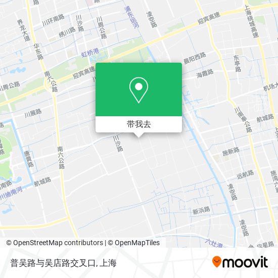 普吴路与吴店路交叉口地图
