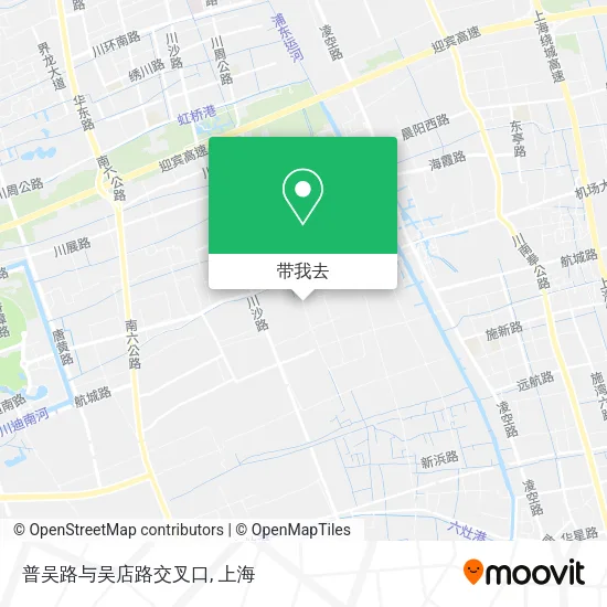 普吴路与吴店路交叉口地图