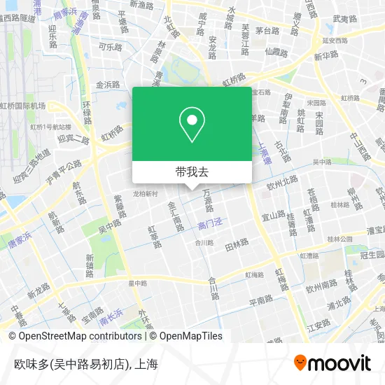 欧味多(吴中路易初店)地图