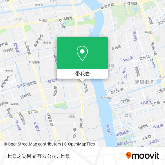 上海龙吴果品有限公司地图