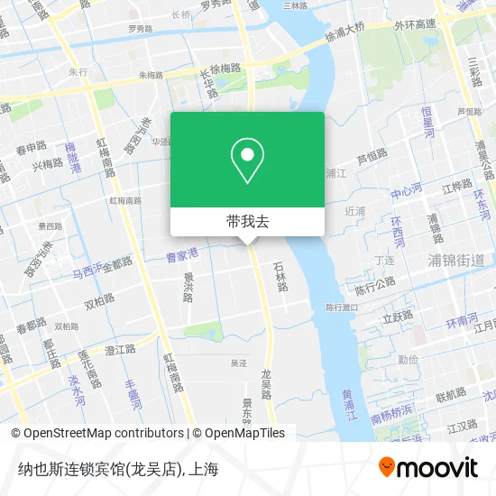 纳也斯连锁宾馆(龙吴店)地图