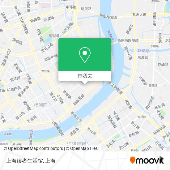 上海读者生活馆地图