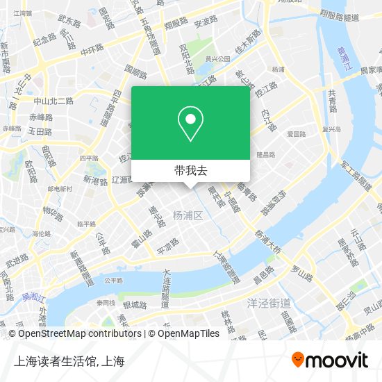 上海读者生活馆地图