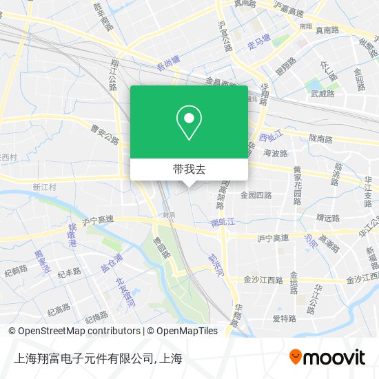 上海翔富电子元件有限公司地图