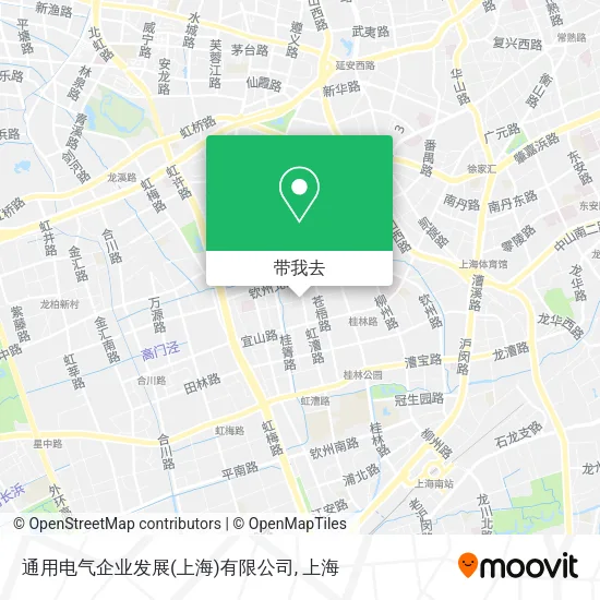 通用电气企业发展(上海)有限公司地图