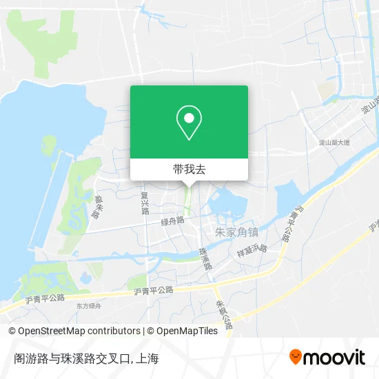 阁游路与珠溪路交叉口地图