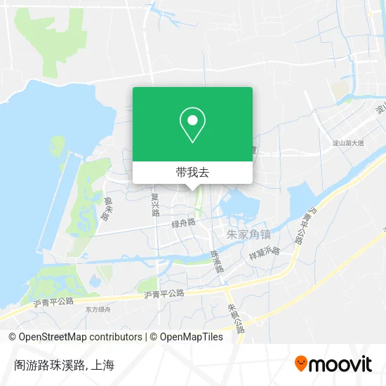 阁游路珠溪路地图