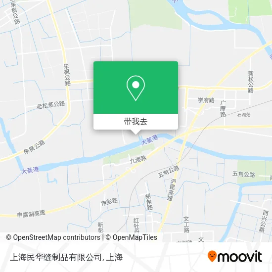 上海民华缝制品有限公司地图