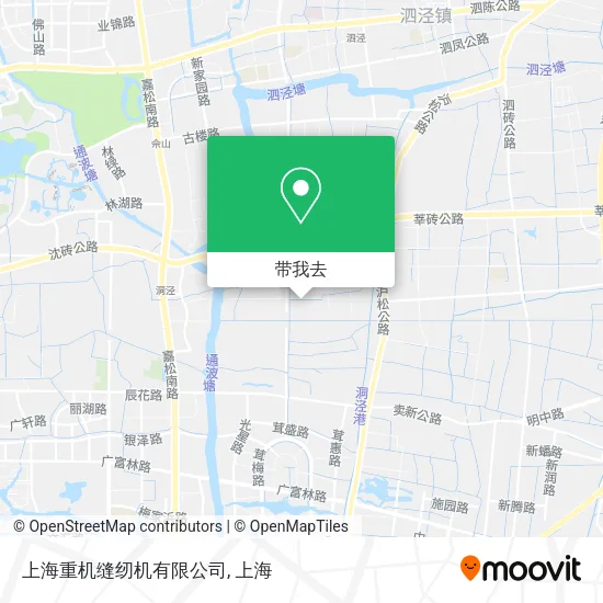 上海重机缝纫机有限公司地图