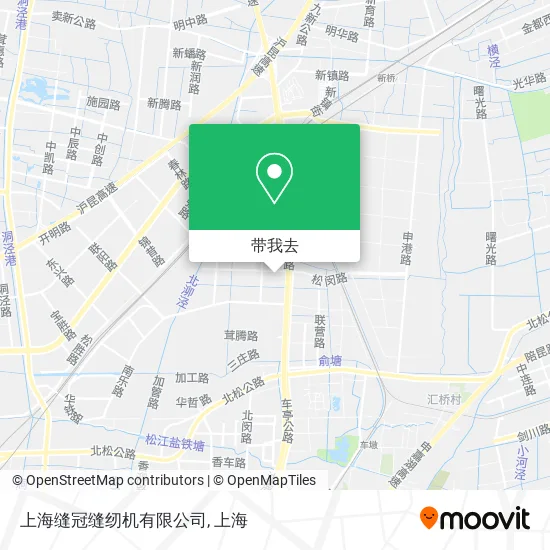 上海缝冠缝纫机有限公司地图