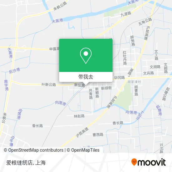 爱根缝纫店地图
