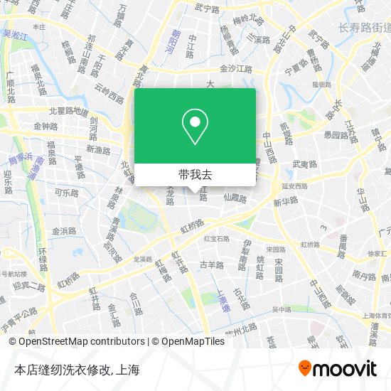 本店缝纫洗衣修改地图