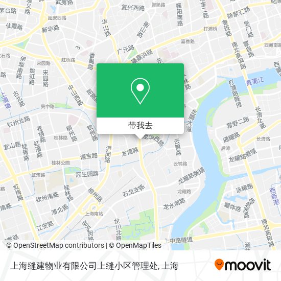 上海缝建物业有限公司上缝小区管理处地图