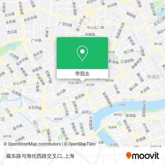 藏东路与海伦西路交叉口地图