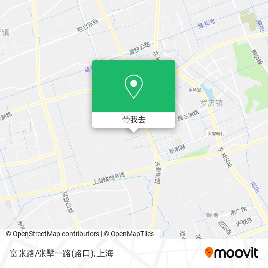 富张路/张墅一路(路口)地图