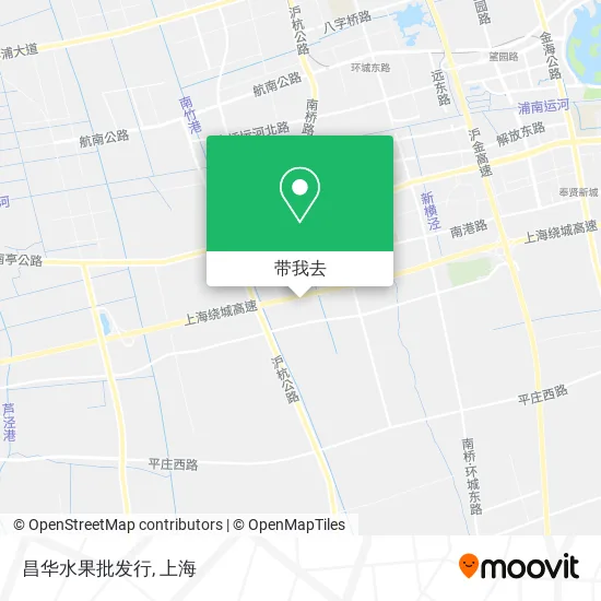 昌华水果批发行地图