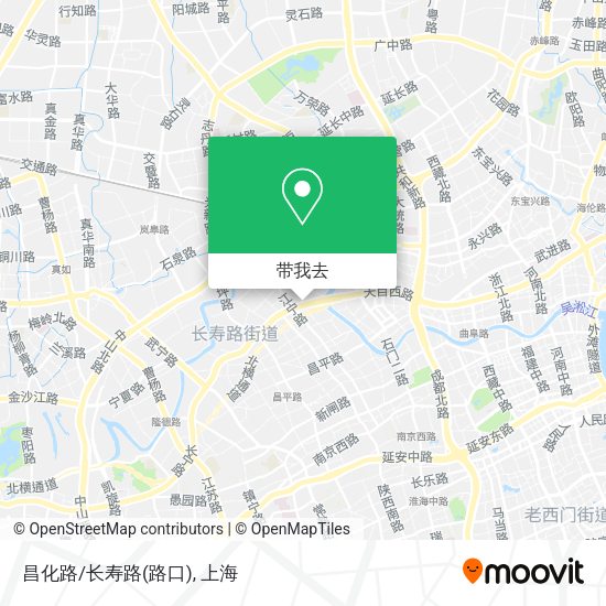 昌化路/长寿路(路口)地图