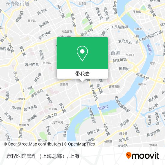 康程医院管理（上海总部）地图
