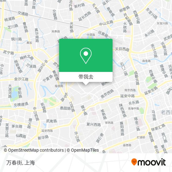 万春街地图