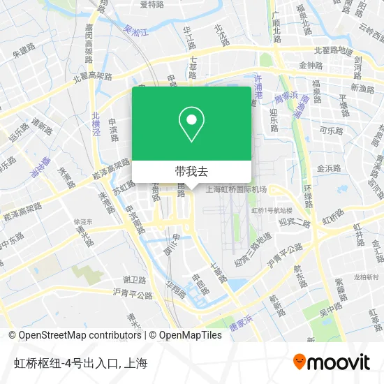 虹桥枢纽-4号出入口地图