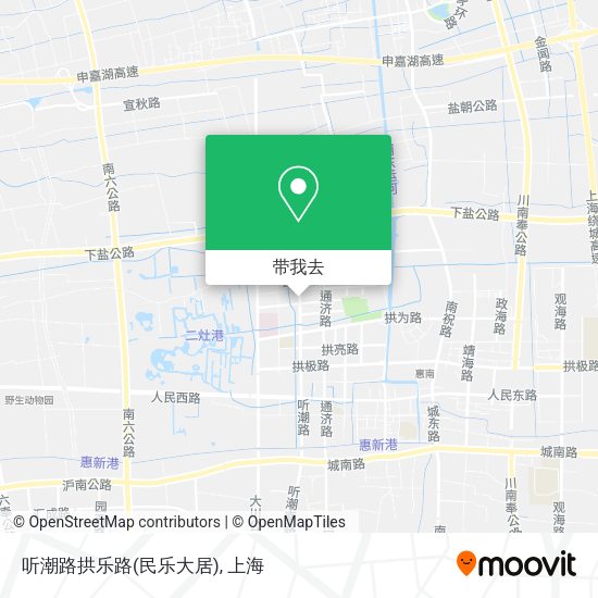 听潮路拱乐路(民乐大居)地图