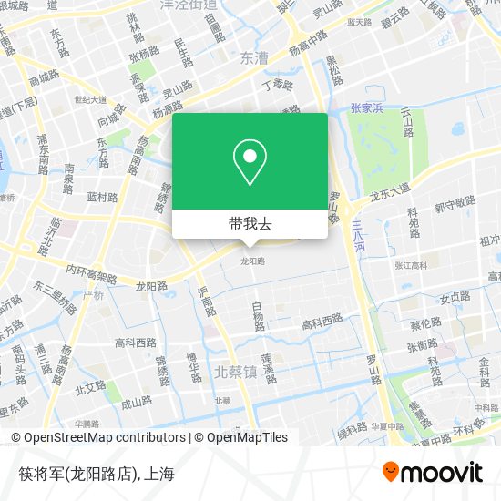 筷将军(龙阳路店)地图