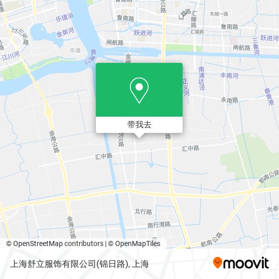上海舒立服饰有限公司(锦日路)地图