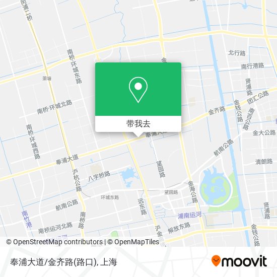奉浦大道/金齐路(路口)地图