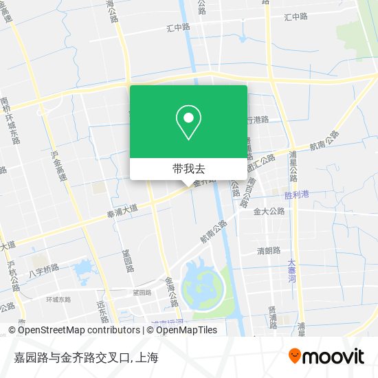 嘉园路与金齐路交叉口地图