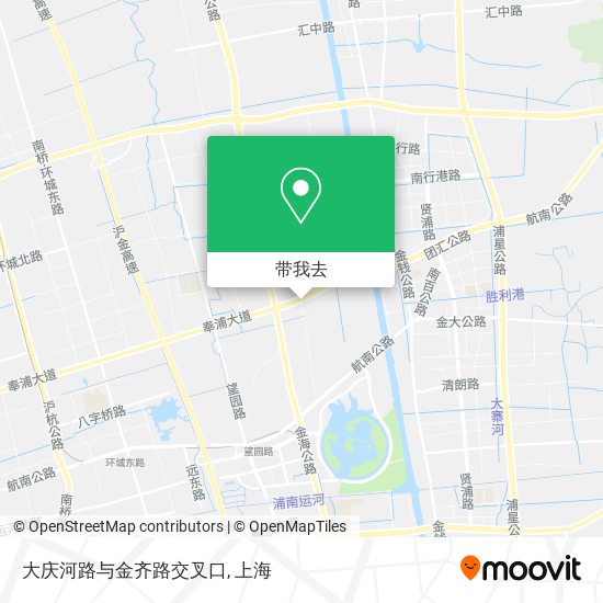 大庆河路与金齐路交叉口地图