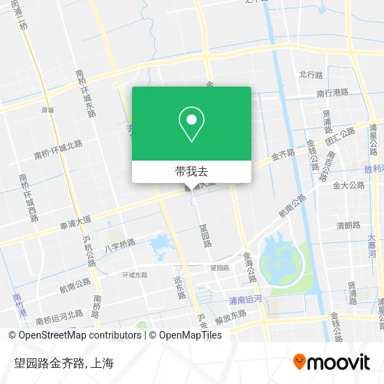 望园路金齐路地图