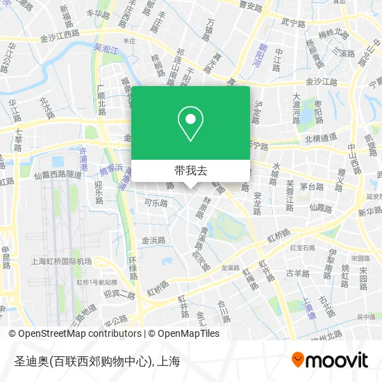 圣迪奥(百联西郊购物中心)地图