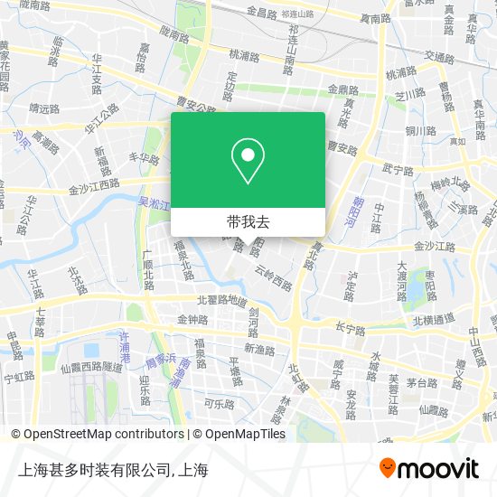 上海甚多时装有限公司地图