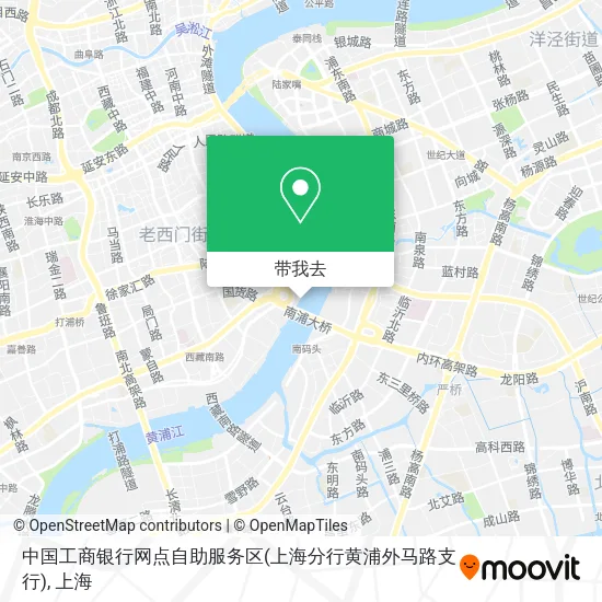 中国工商银行网点自助服务区(上海分行黄浦外马路支行)地图
