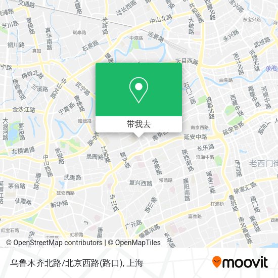 乌鲁木齐北路/北京西路(路口)地图