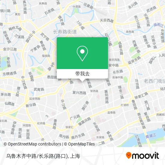 乌鲁木齐中路/长乐路(路口)地图