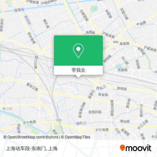 上海动车段-东南门地图