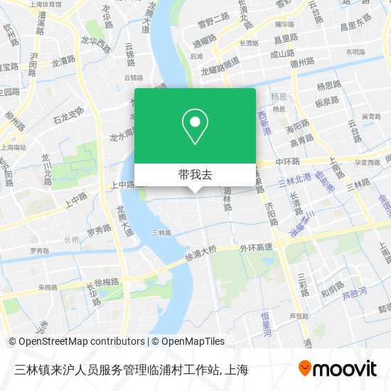 三林镇来沪人员服务管理临浦村工作站地图