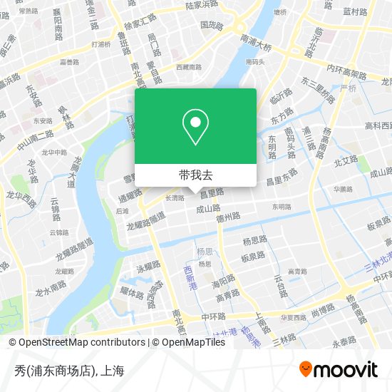 秀(浦东商场店)地图