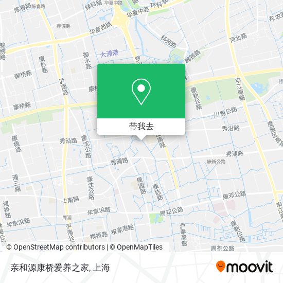 亲和源康桥爱养之家地图