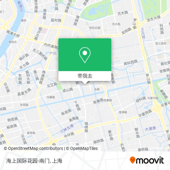 海上国际花园-南门地图