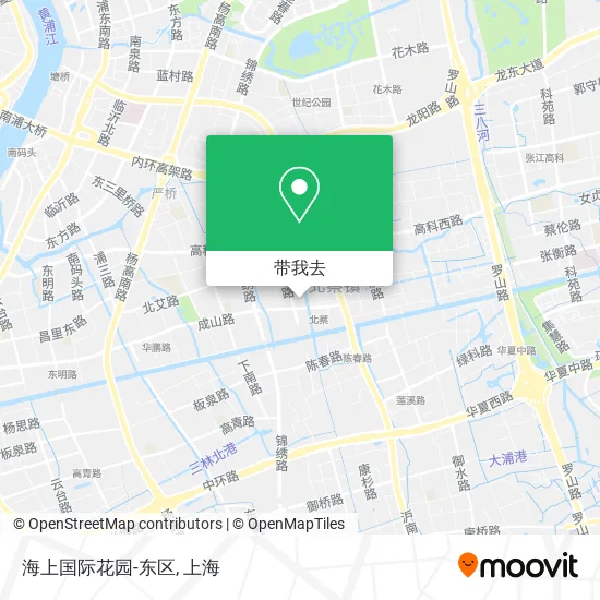 海上国际花园-东区地图