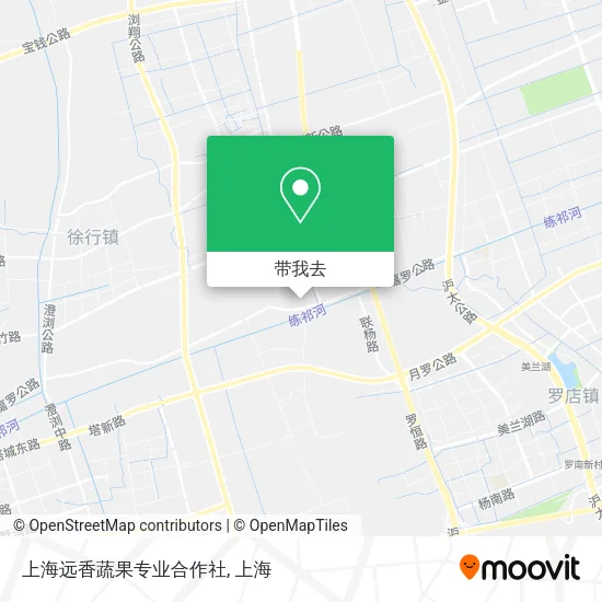上海远香蔬果专业合作社地图