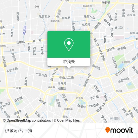 伊敏河路地图