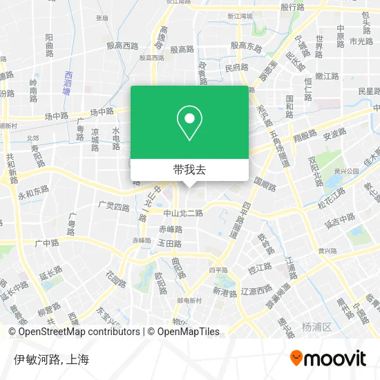 伊敏河路地图