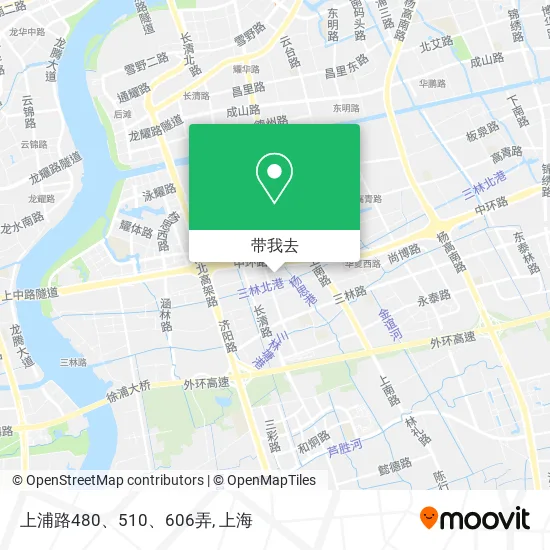 上浦路480、510、606弄地图