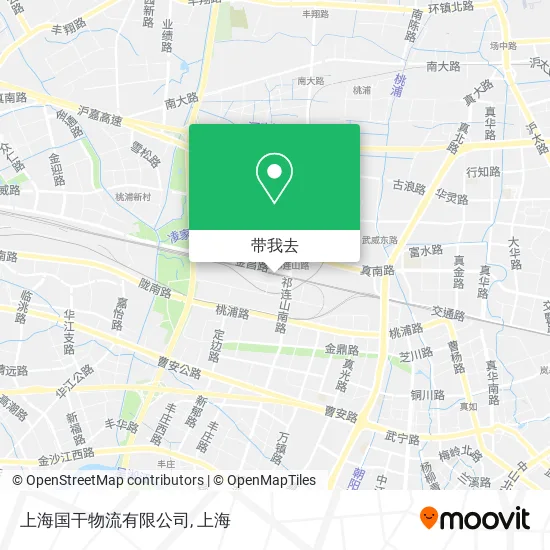 上海国干物流有限公司地图