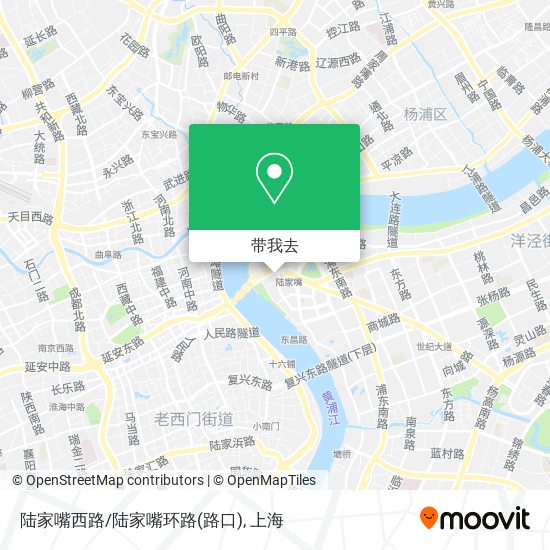 陆家嘴西路/陆家嘴环路(路口)地图