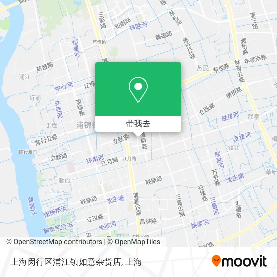 上海闵行区浦江镇如意杂货店地图